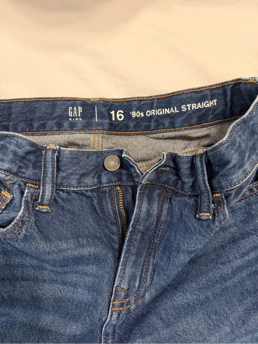GAP ‘90s Original Straight Jeans Size 16 Boy
